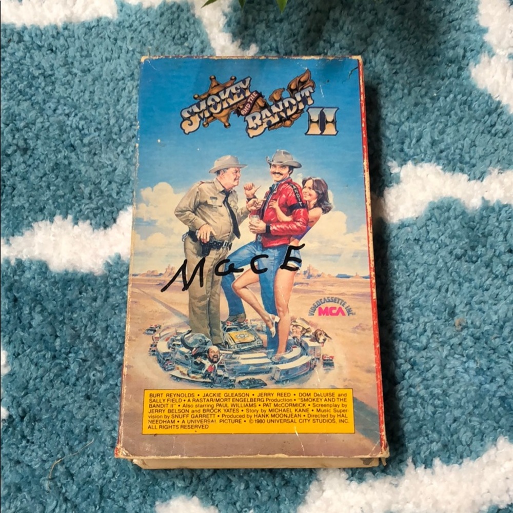 Smokey and the bandit 2: Burt Reynolds VHS